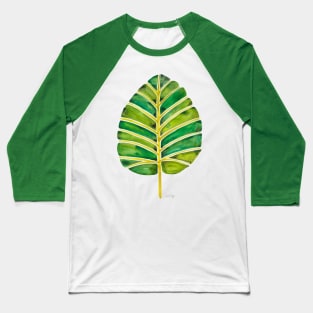 Green Alocasia Baseball T-Shirt